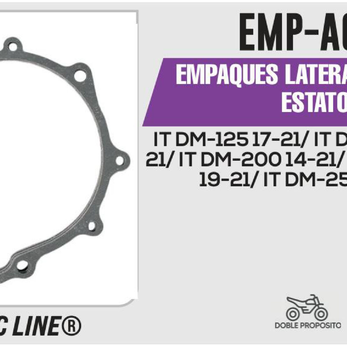 EMPAQUE LATERAL IZQUIERDO ESTATOR