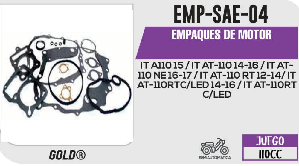 EMPAQUES DE MOTOR