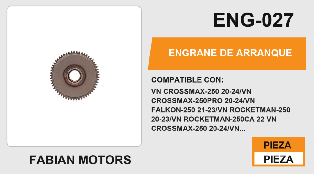 ENGRANE DE ARRANQUE
