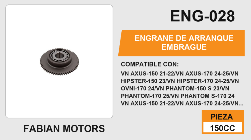 ENGRANE DE ARRANQUE EMBRAGUE