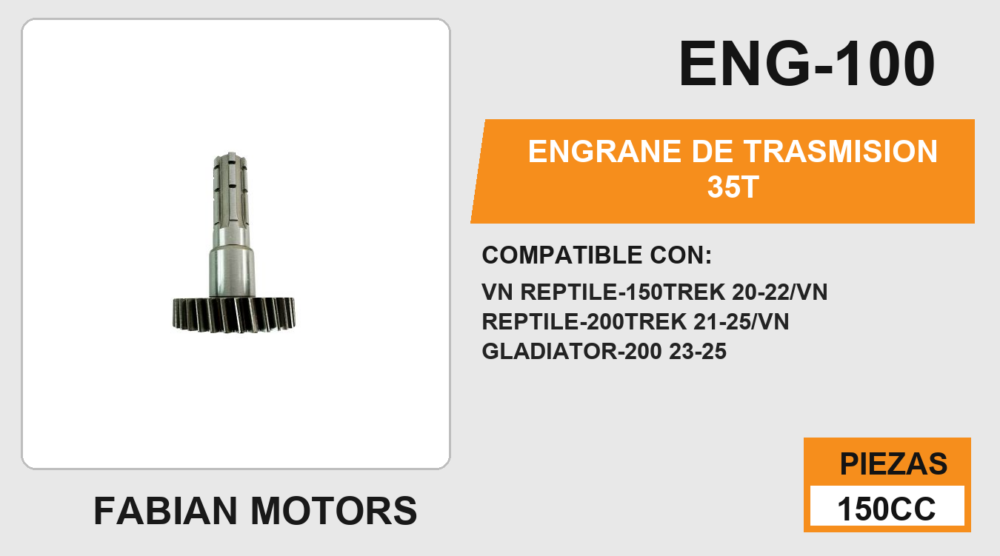 ENGRANE DE TRASMISION 35T