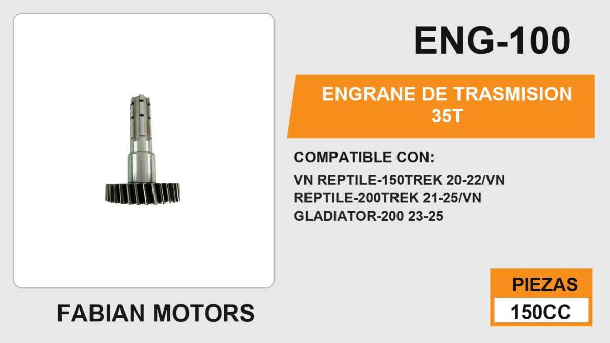 ENGRANE DE TRASMISION 35T