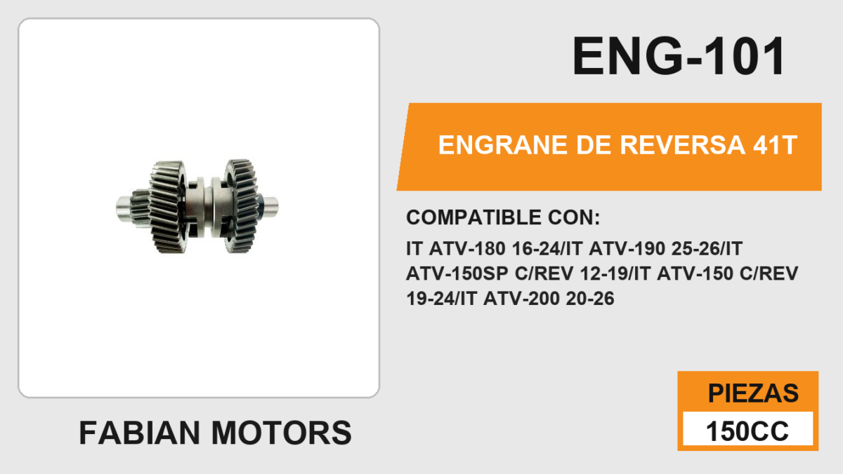 ENGRANE DE REVERSA 41T