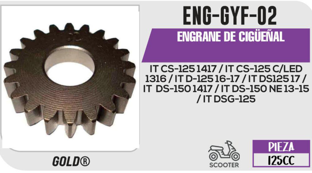 ENGRANE DE CIGÜEÑAL