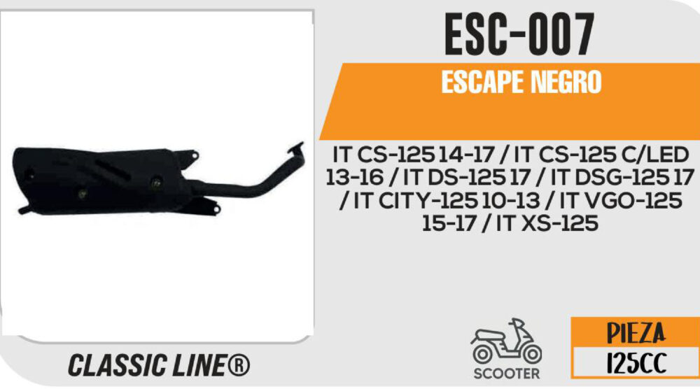 ESCAPE NEGRO