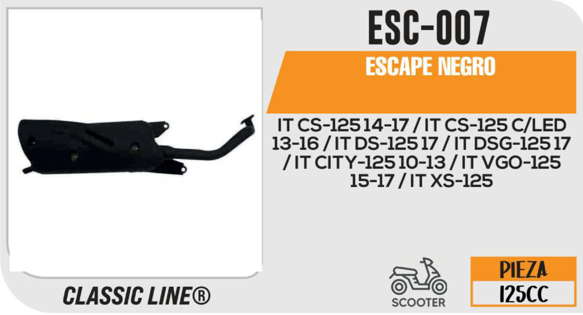 ESCAPE NEGRO