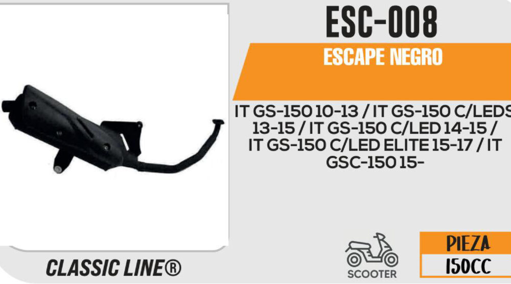 ESCAPE NEGRO