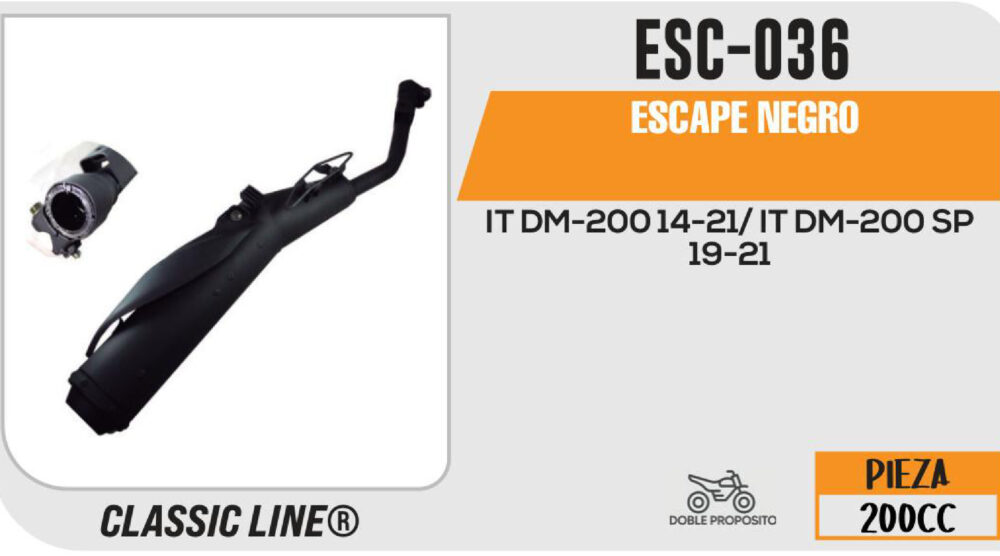 ESCAPE NEGRO