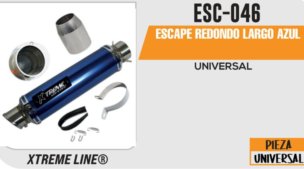 ESCAPE REDONDO LARGO AZUL