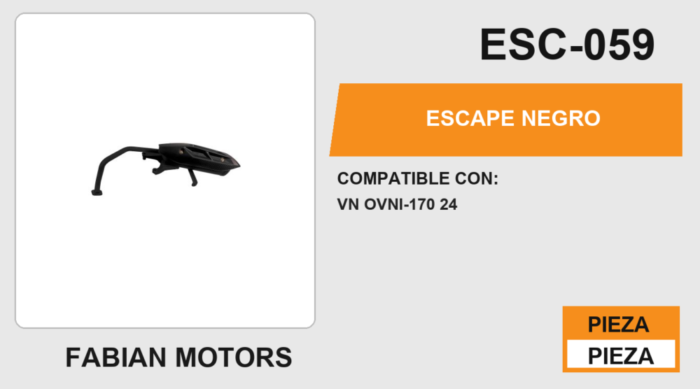 ESCAPE NEGRO