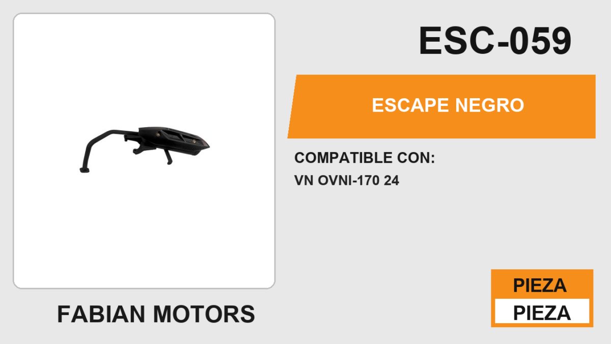 ESCAPE NEGRO