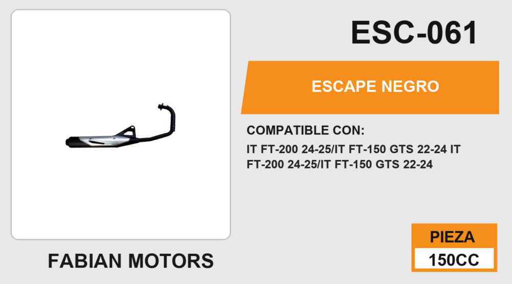 ESCAPE NEGRO