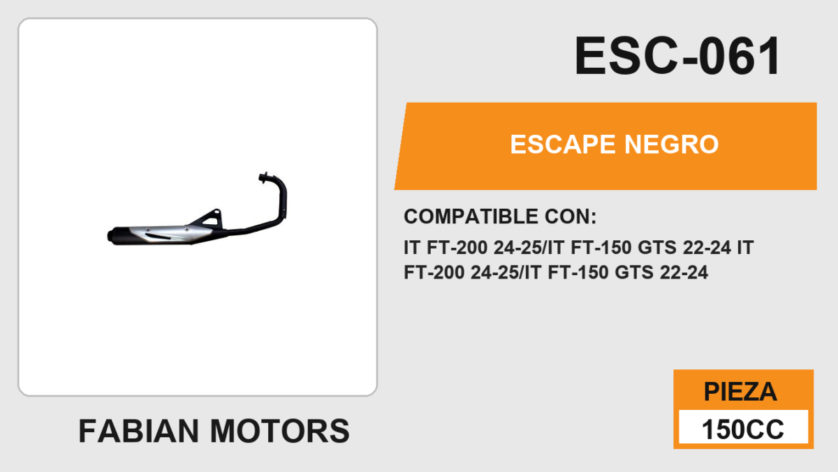 ESCAPE NEGRO