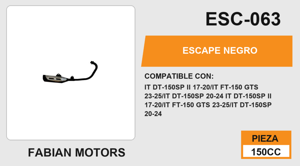 ESCAPE NEGRO