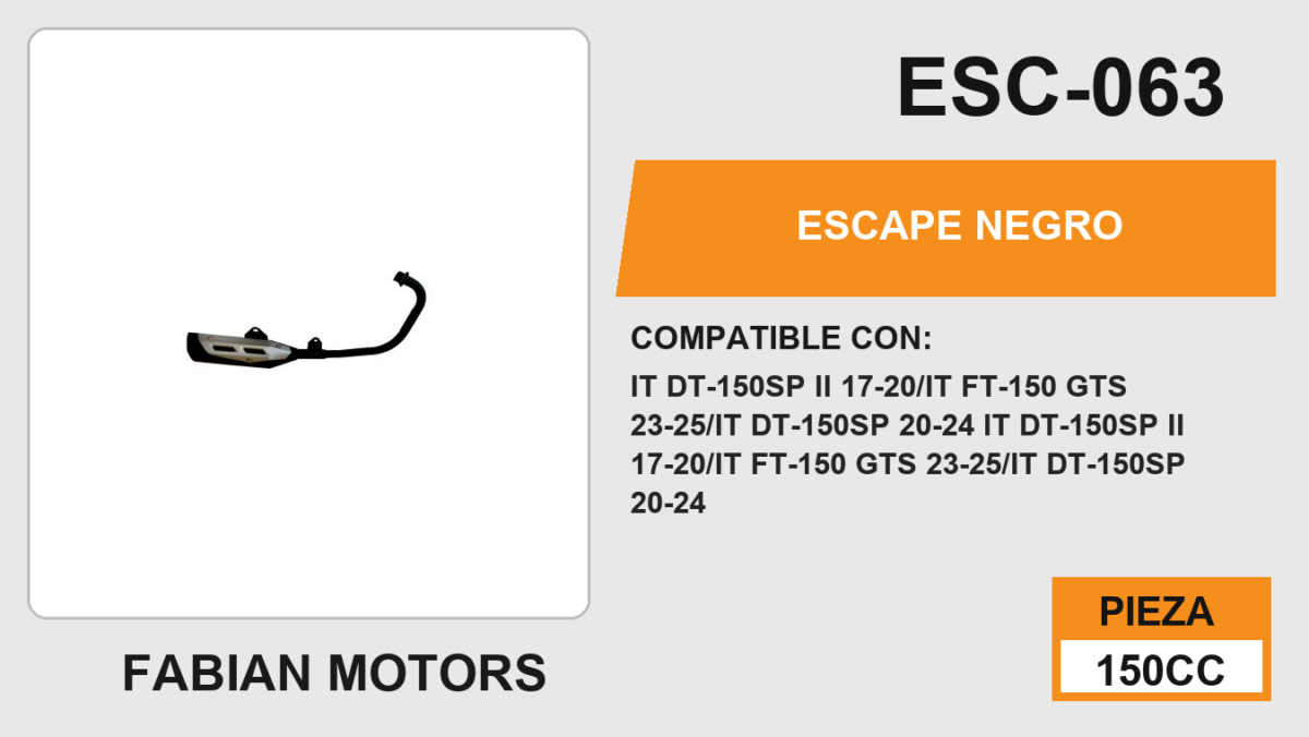 ESCAPE NEGRO