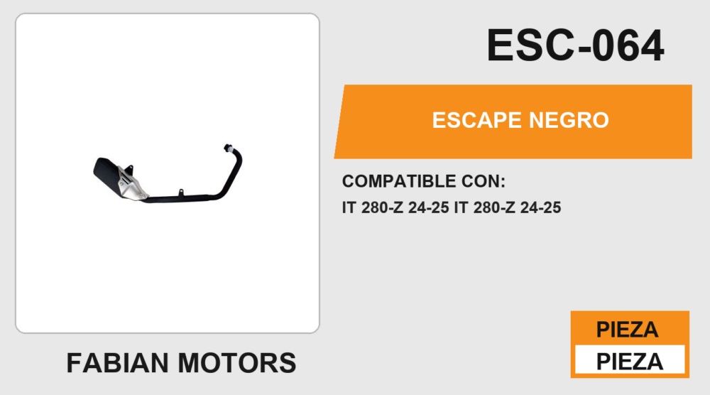 ESCAPE NEGRO