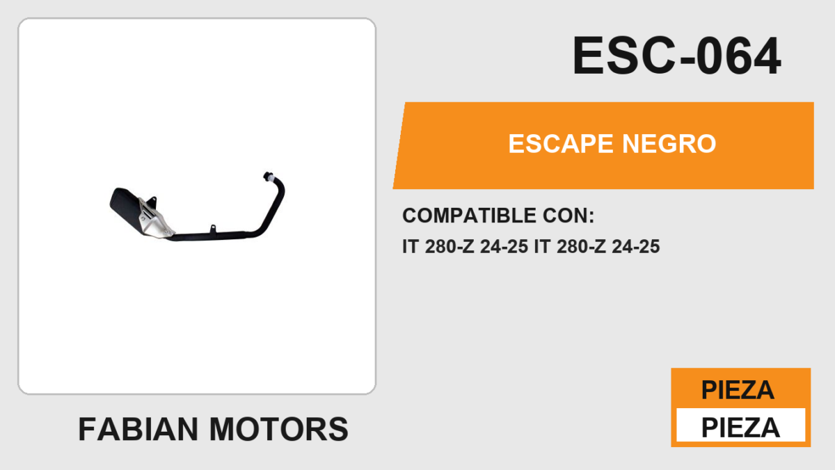 ESCAPE NEGRO