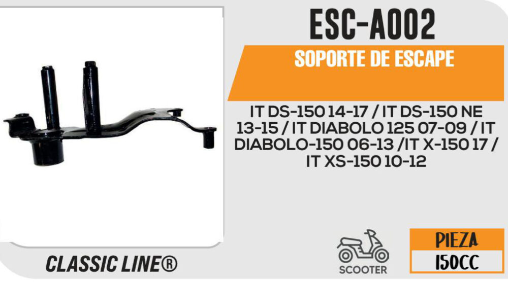 SOPORTE DE ESCAPE
