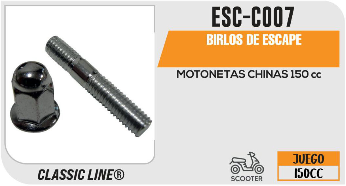 BIRLOS DE ESCAPE