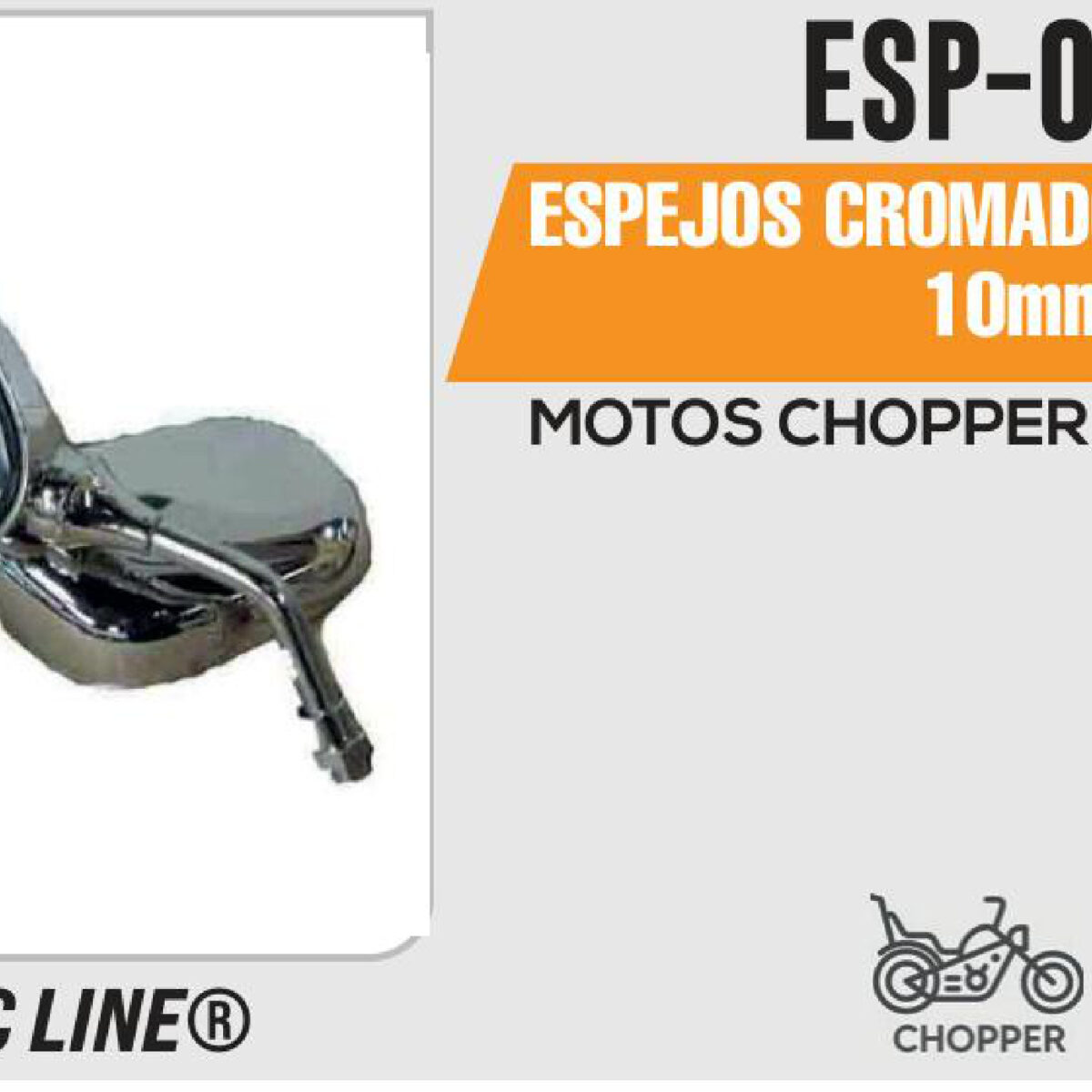 ESPEJOS CROMADO MINI 10mm