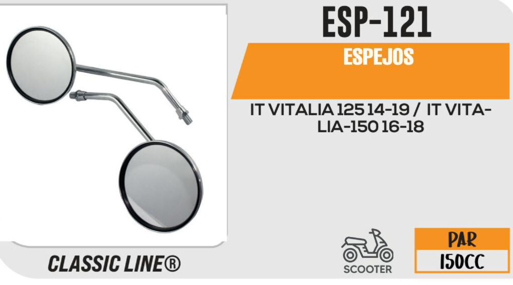 ESPEJOS REDONDOS CROMADO