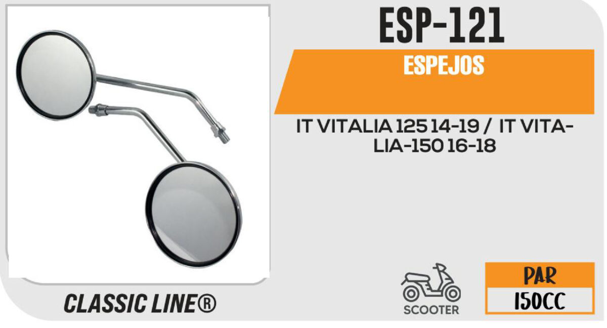 ESPEJOS REDONDOS CROMADO