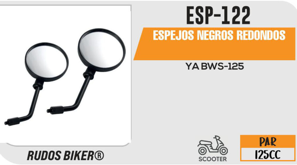 ESPEJOS NEGROS REDONDOS