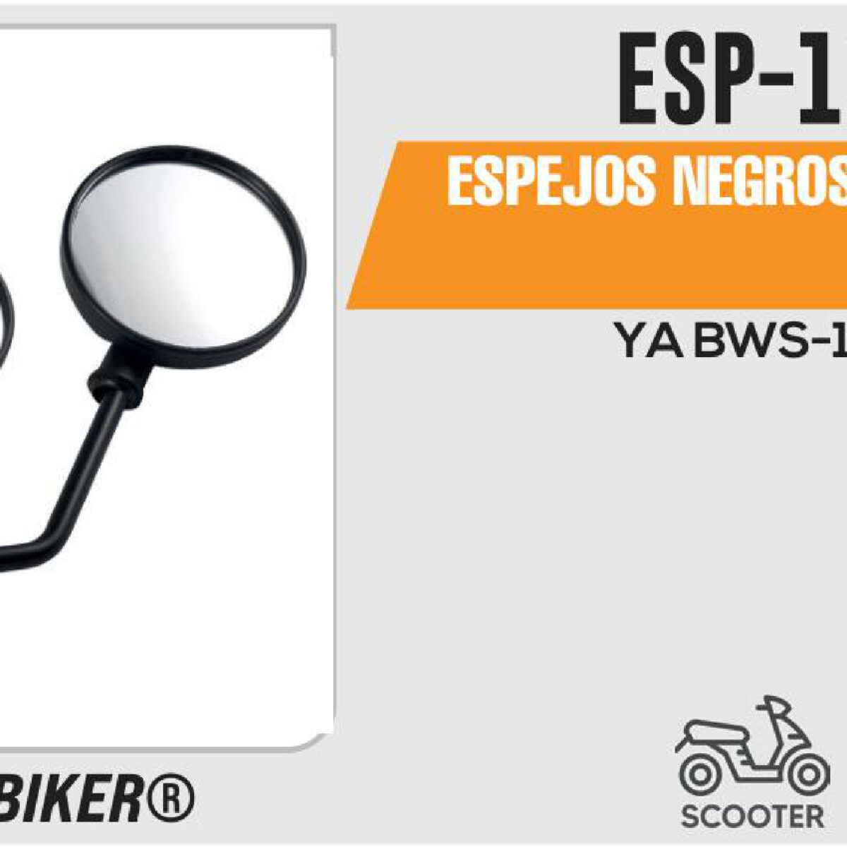 ESPEJOS NEGROS REDONDOS