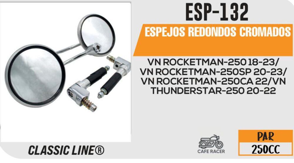 ESPEJOS REDONDOS CROMADOS