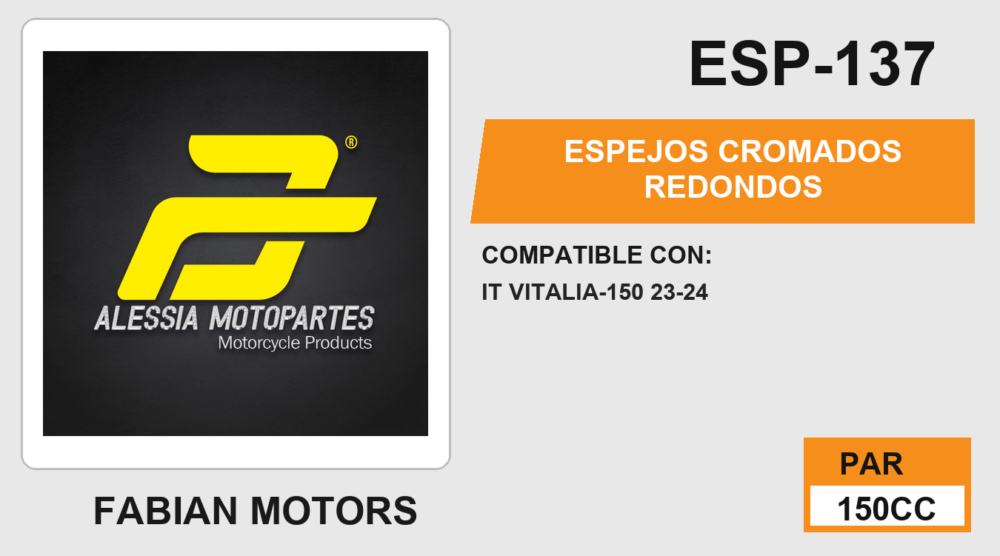 ESPEJOS CROMADOS REDONDOS