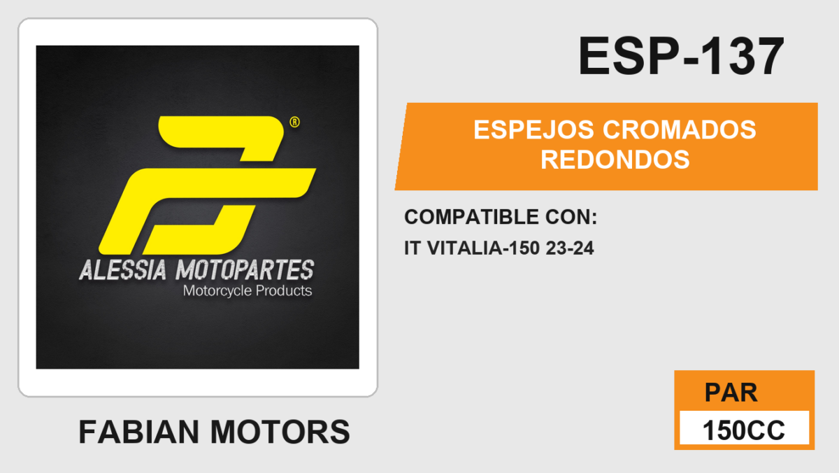 ESPEJOS CROMADOS REDONDOS