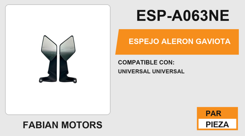 ESPEJO ALERON GAVIOTA