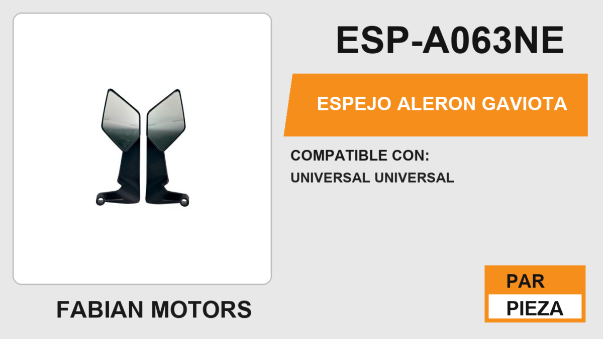 ESPEJO ALERON GAVIOTA