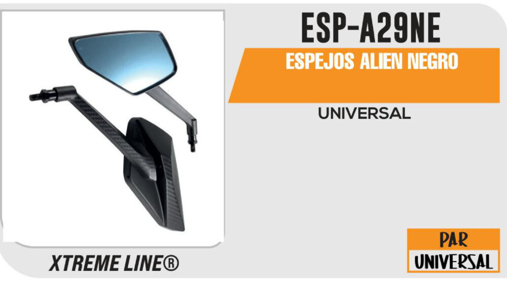 ESPEJOS ALIEN NEGROS