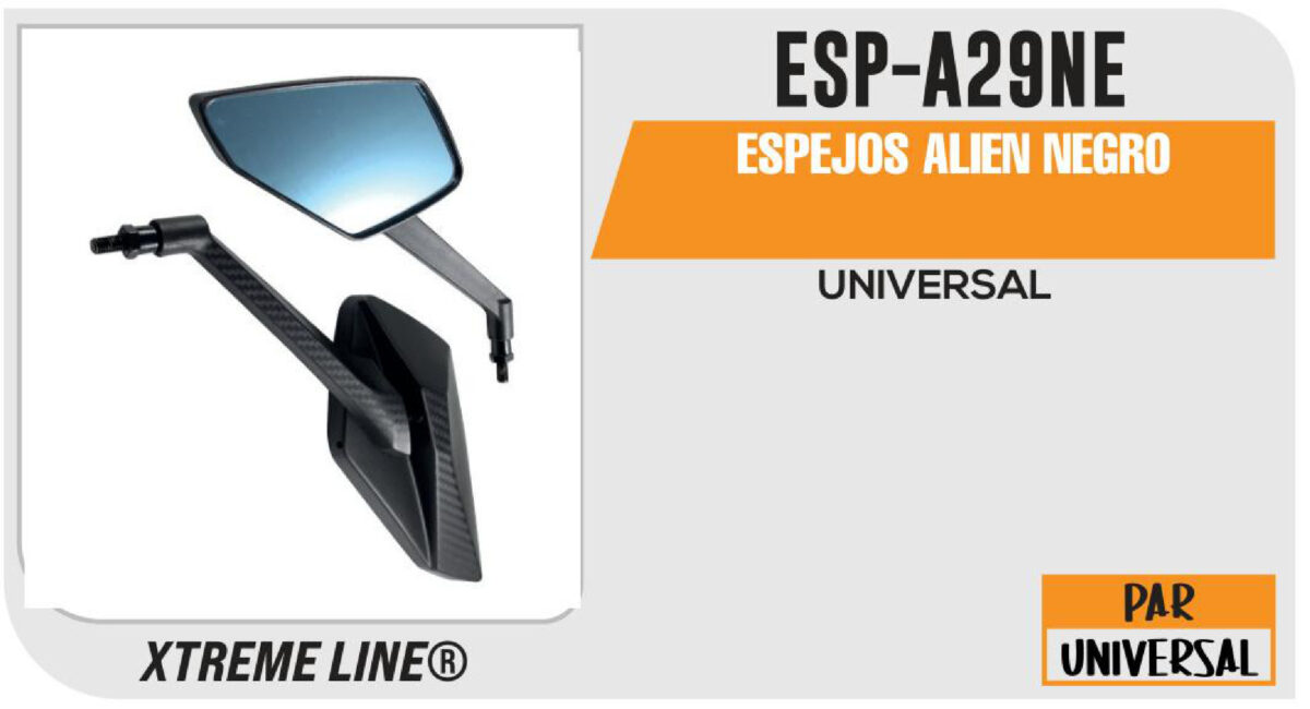 ESPEJOS ALIEN NEGROS
