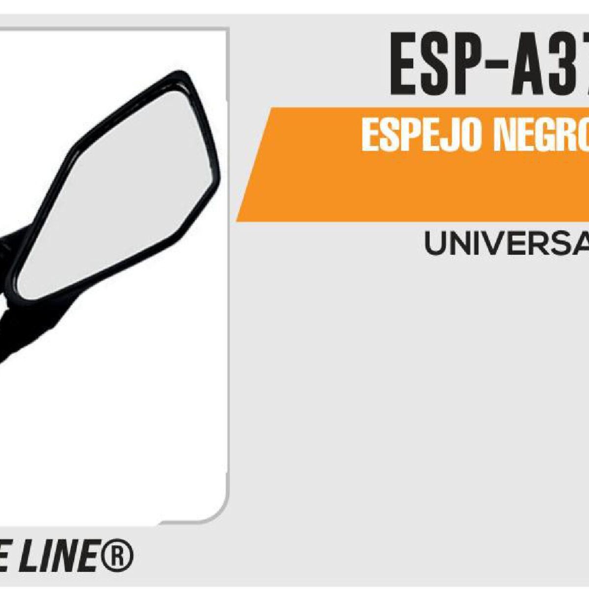ESPEJO NEGRO 10mm