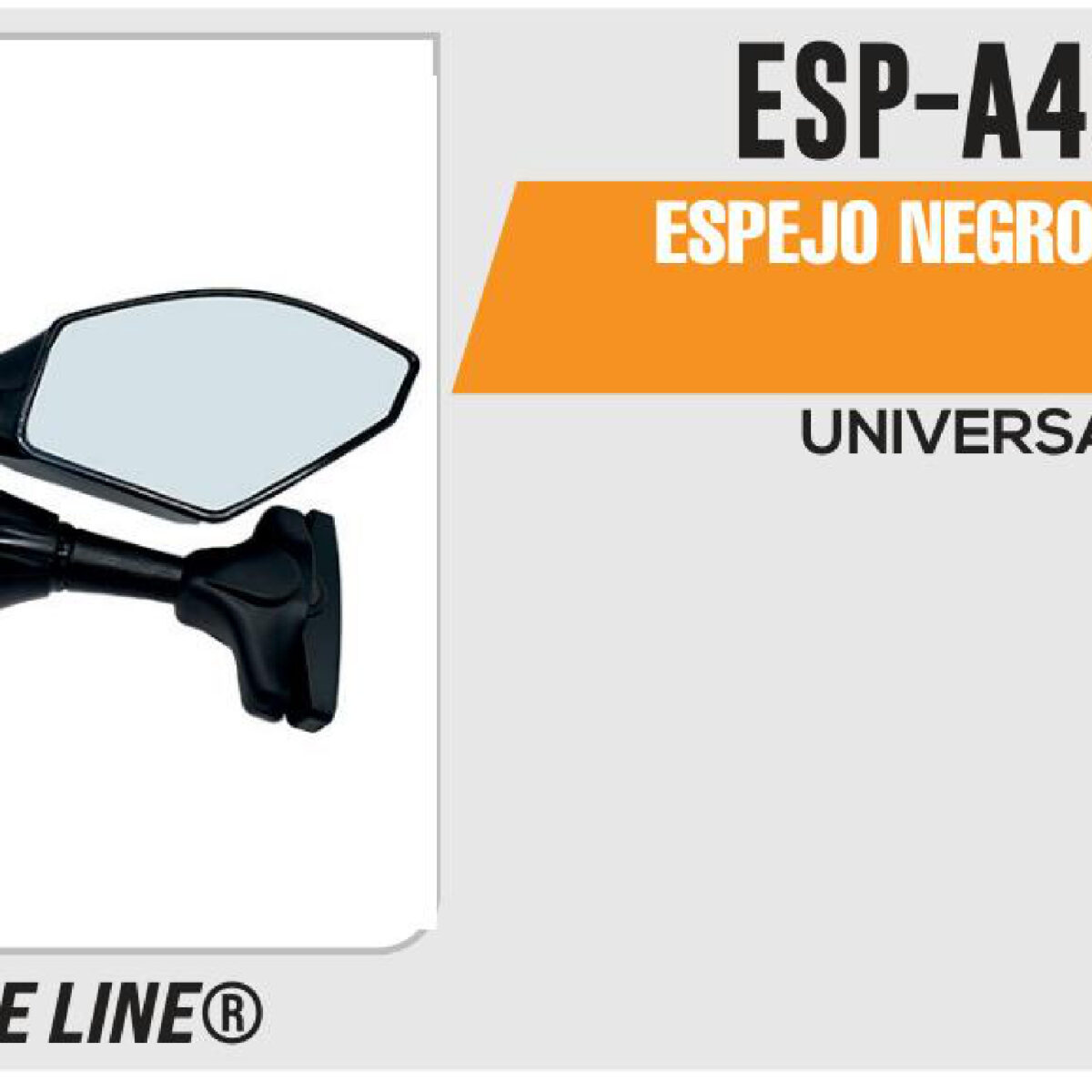 ESPEJO NEGRO CON LUZ