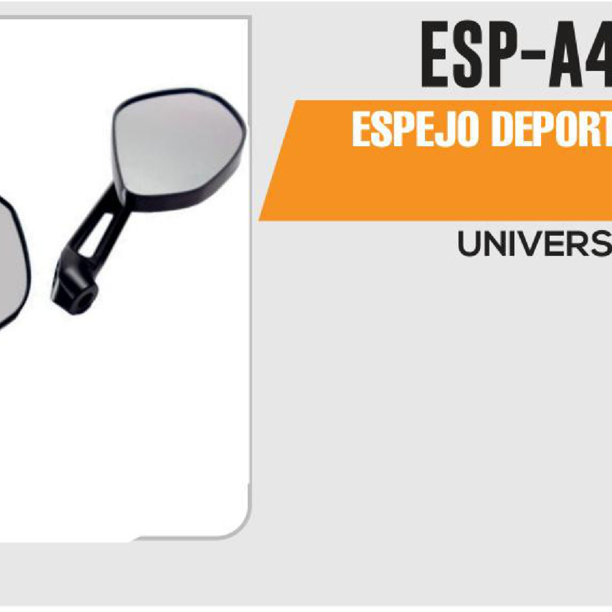 ESPEJO DEPORTIVO NEGRO