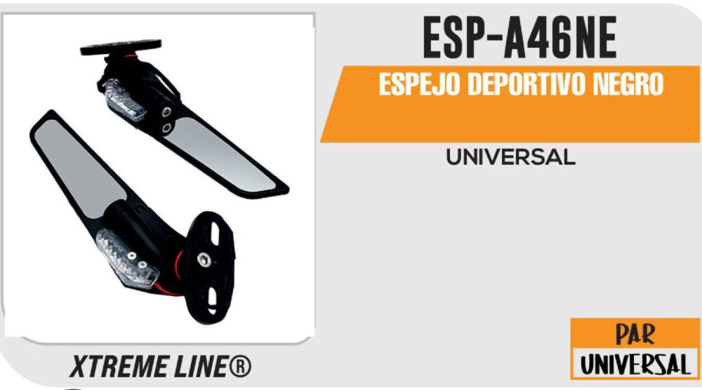 ESPEJO DEPORTIVO NEGRO