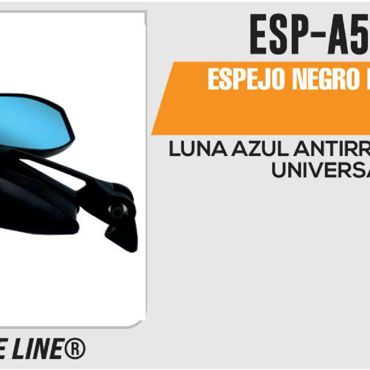 ESPEJO NEGRO DEPORTIVO