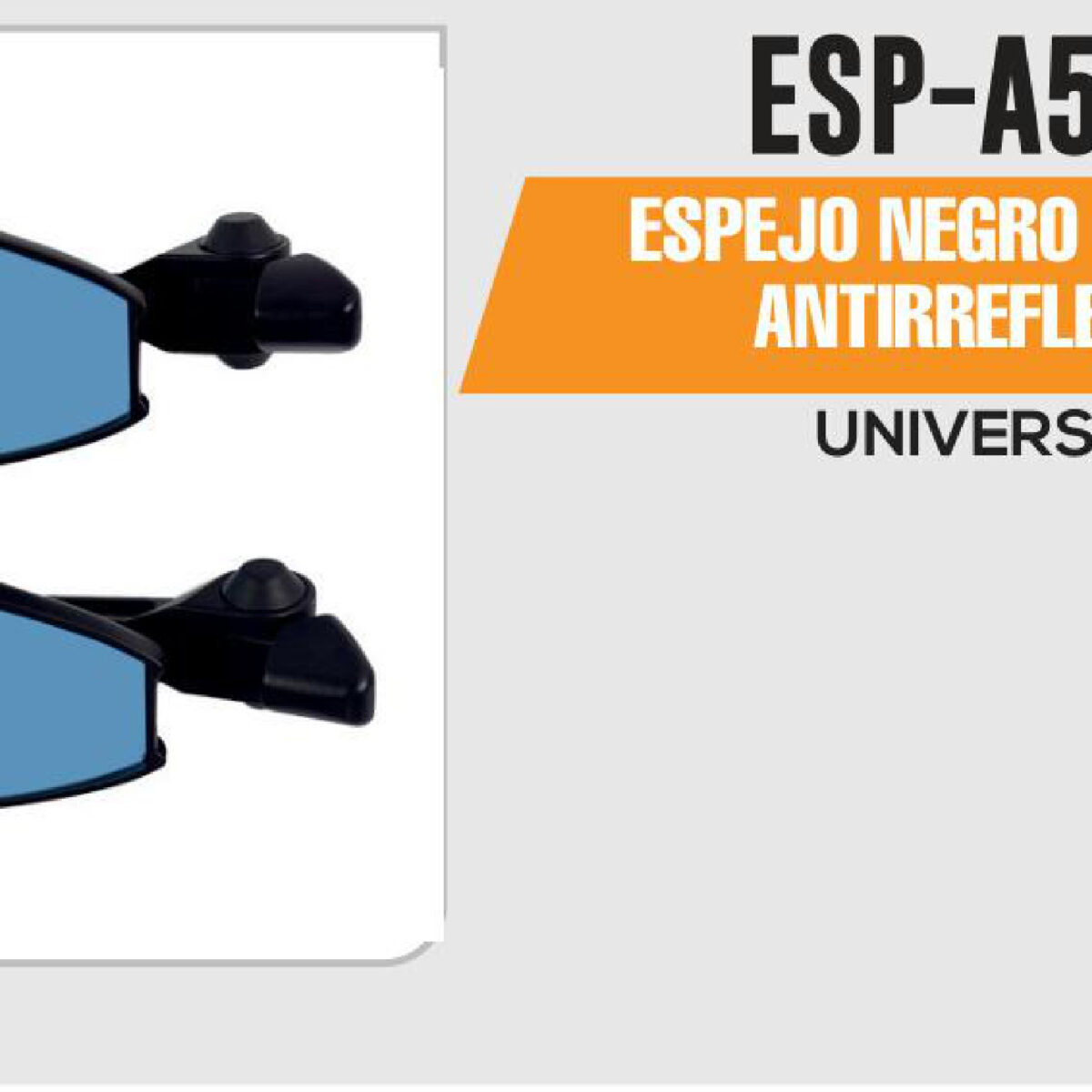 ESPEJO NEGRO LUNA AZUL ANTIRREFLEJANTE