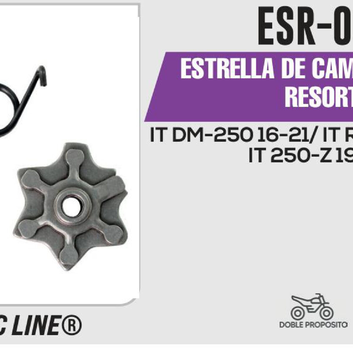 ESTRELLA DE CAMBIOS,GUIA Y RESORTE