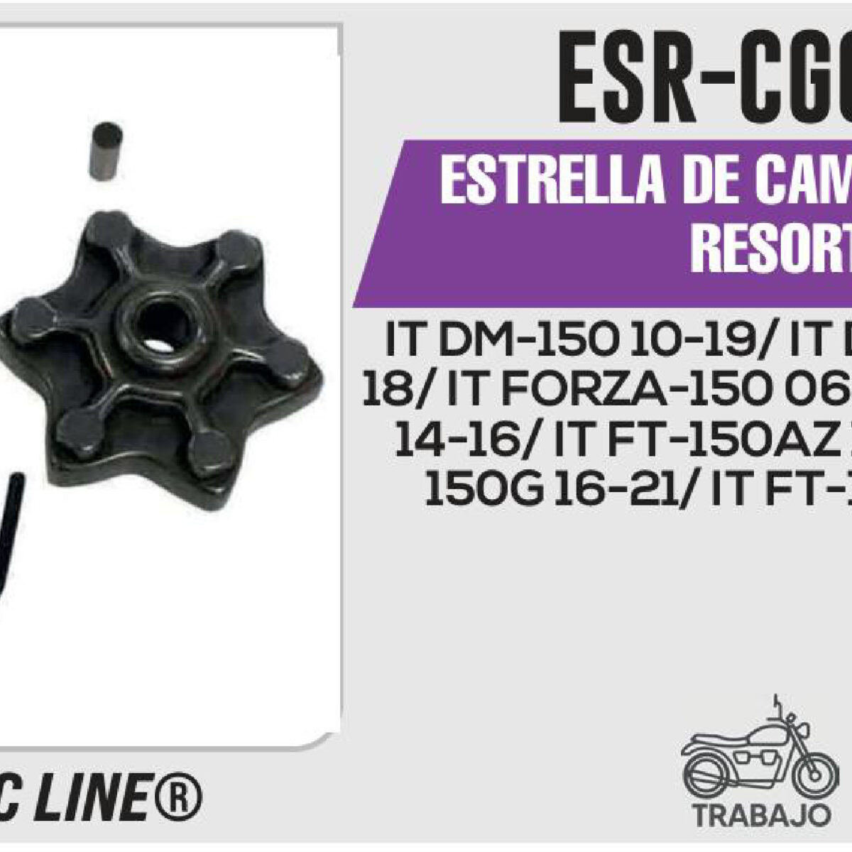 ESTRELLA DE CAMBIOS GUIA Y RESORTE