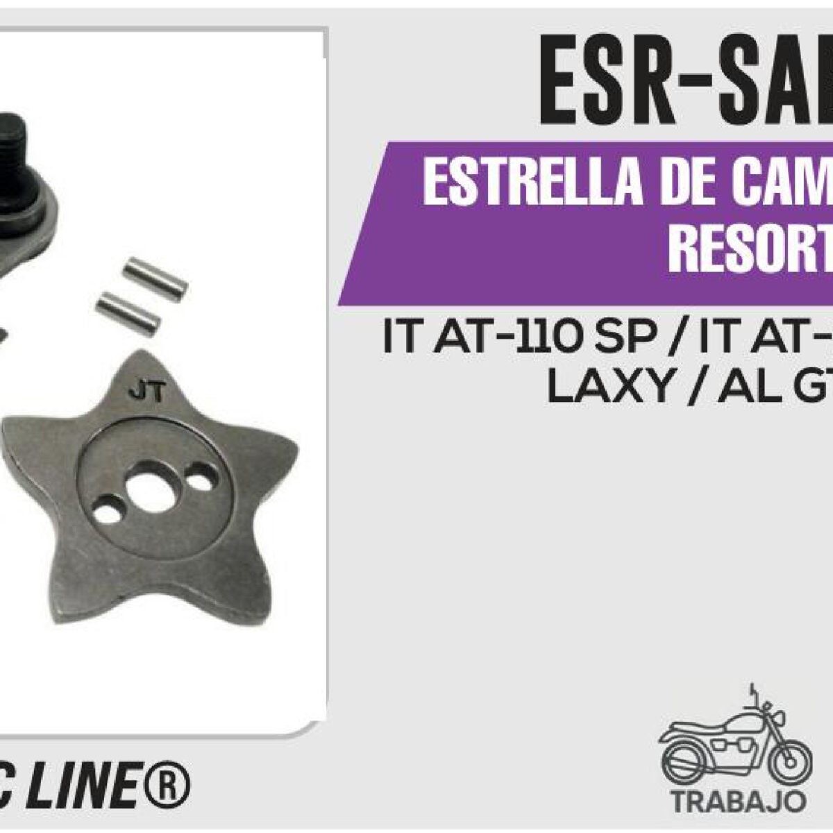 ESTRELLA DE CAMBIOS GUIA Y RESORTE