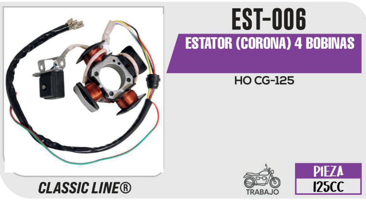 ESTATOR (CORONA) 4 BOBINAS