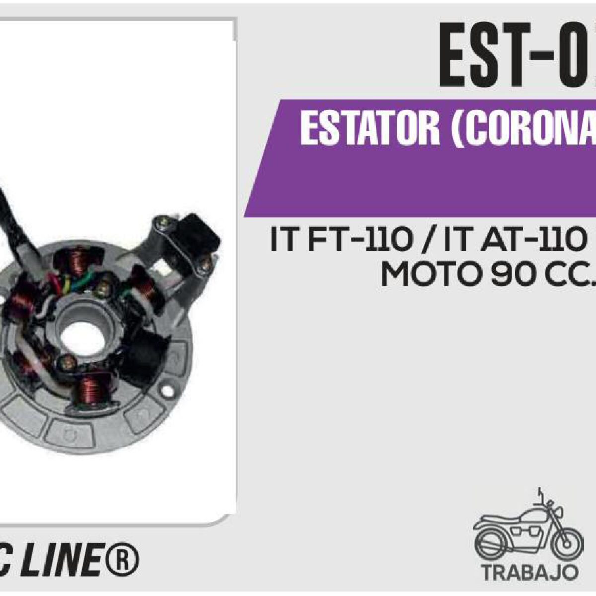 ESTATOR (CORONA) 6 BOBINAS