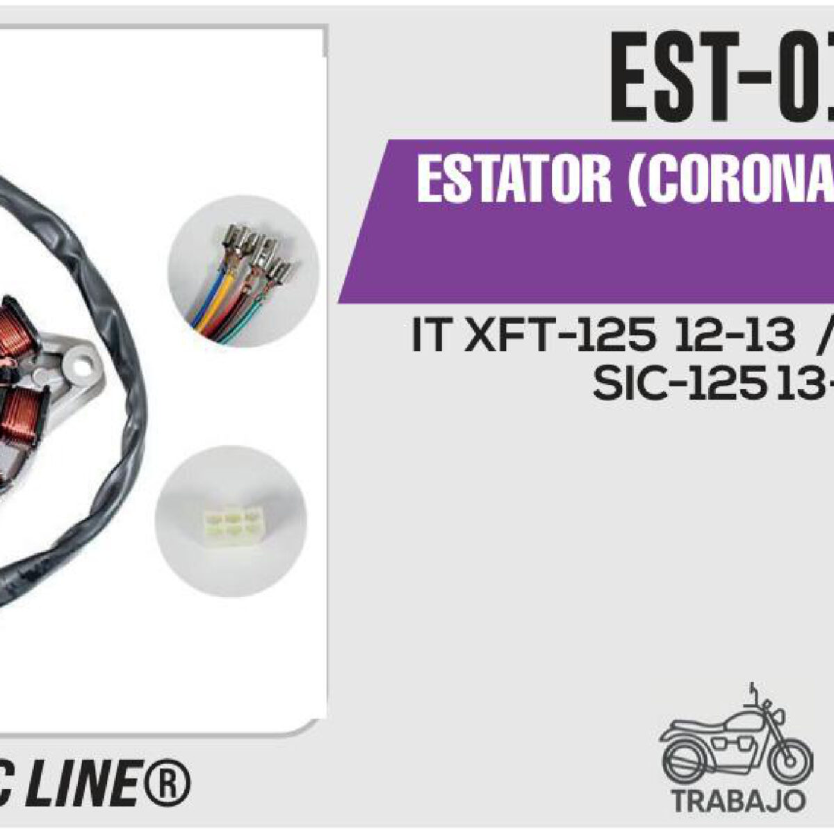 ESTATOR (CORONA) 7 BOBINAS