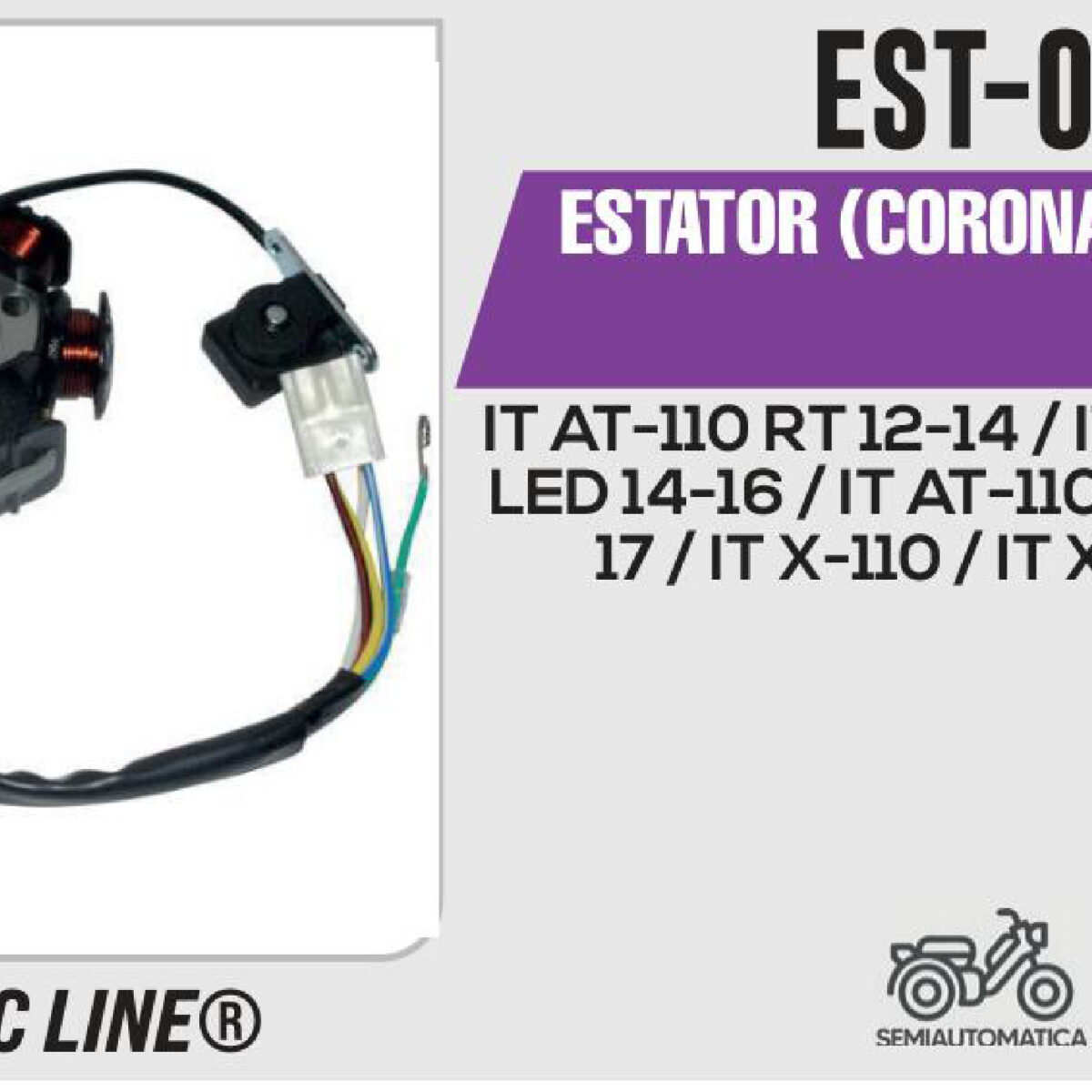 ESTATOR (CORONA) 6 BOBINAS