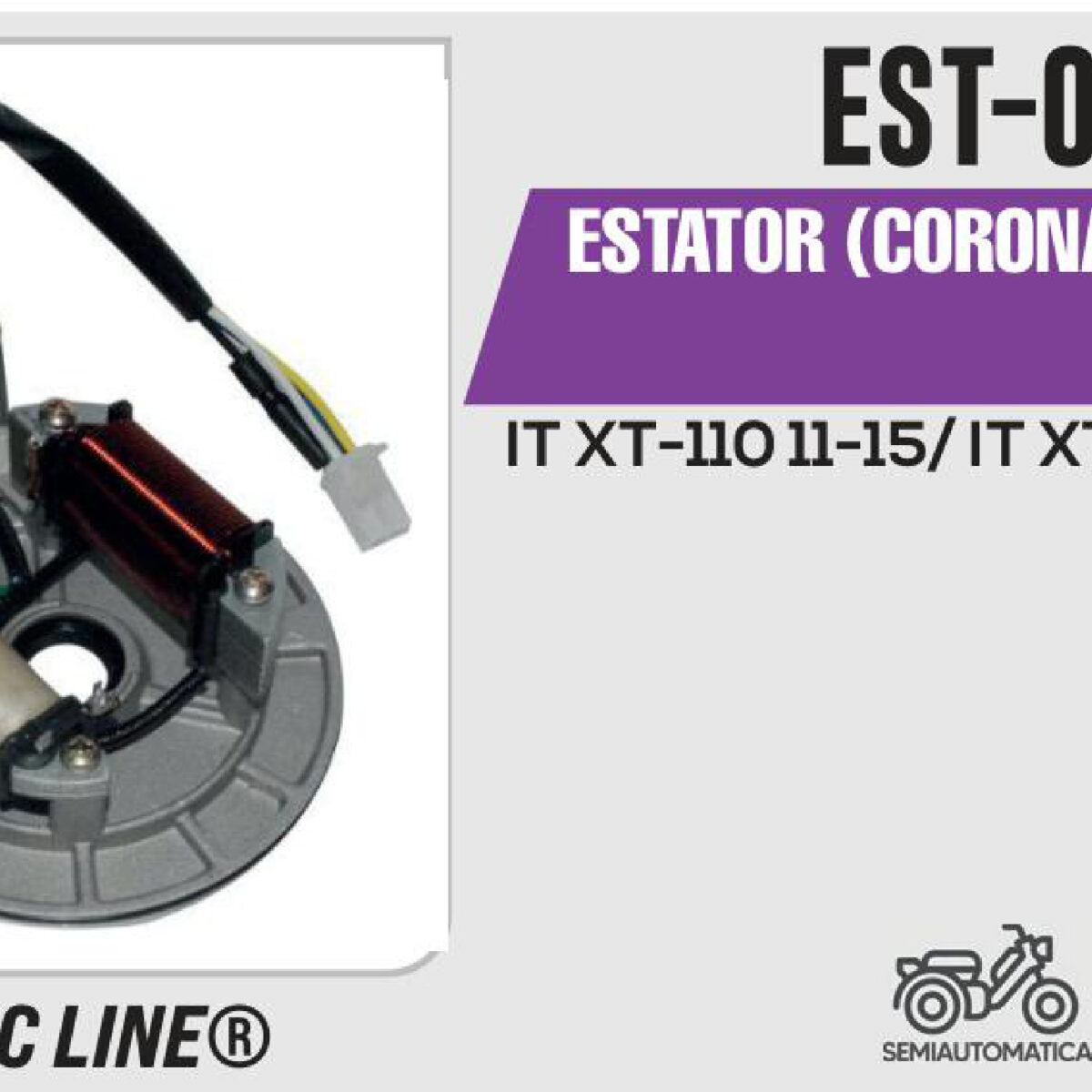 ESTATOR (CORONA) 2 BOBINAS