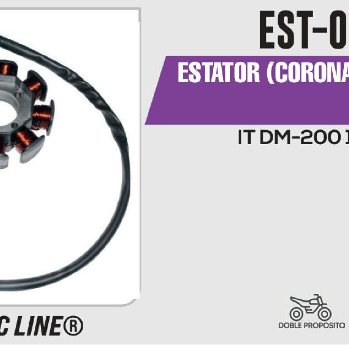 ESTATOR (CORONA) 8 BOBINAS